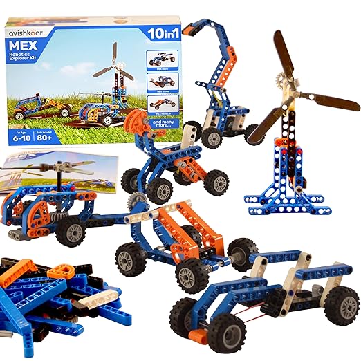 RCMoDELEX MEX D110 1/10 キット MEX 10-in-1 DIY Robotics Explorer Kit – Sparsh Hacks